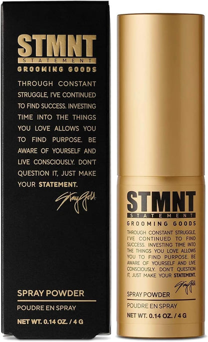 STMNT Grooming Goods Spray Powder, 0.14 oz | Extra Matte Finish | Added Texture and Grip | Super Lightweight Formula | Fuller Feeling Hair